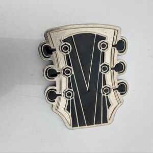 Men's Guitar Head Belt Buckle Tuning Keys Music Musician Guitarist